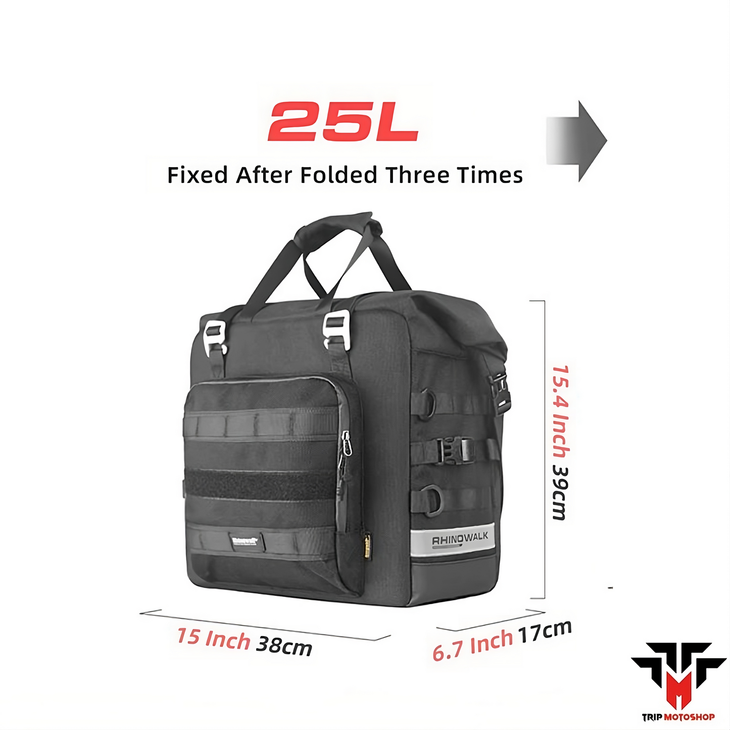 Maletas Laterales de 25L Rhinowalk MTR2050