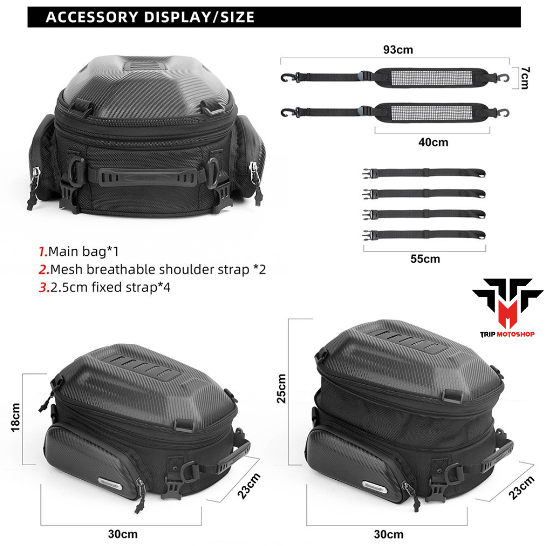 Tail bag / maleta de cola Rhinowalk MTR4001