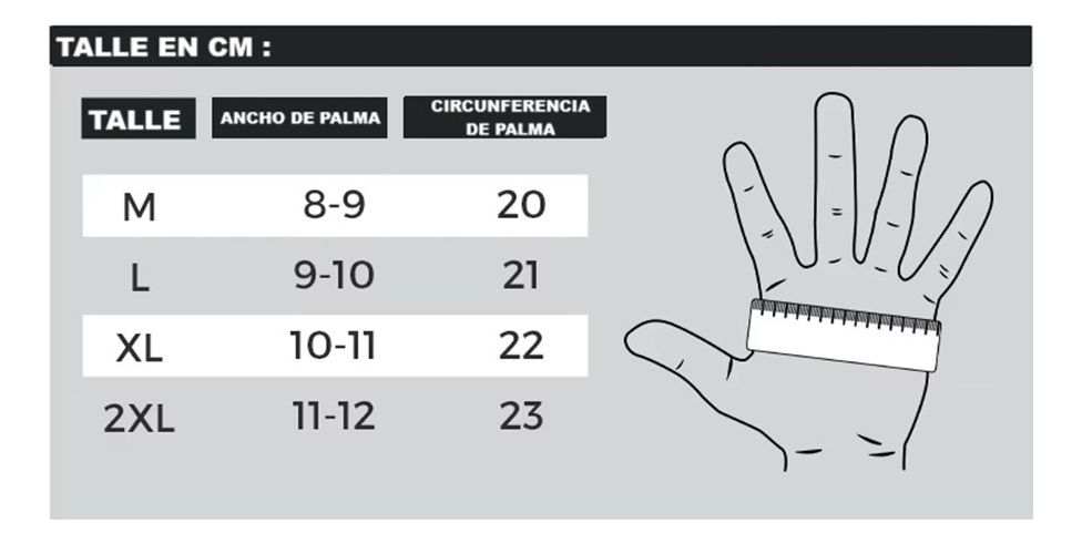 Guantes para motociclista Motowolf MDL0333