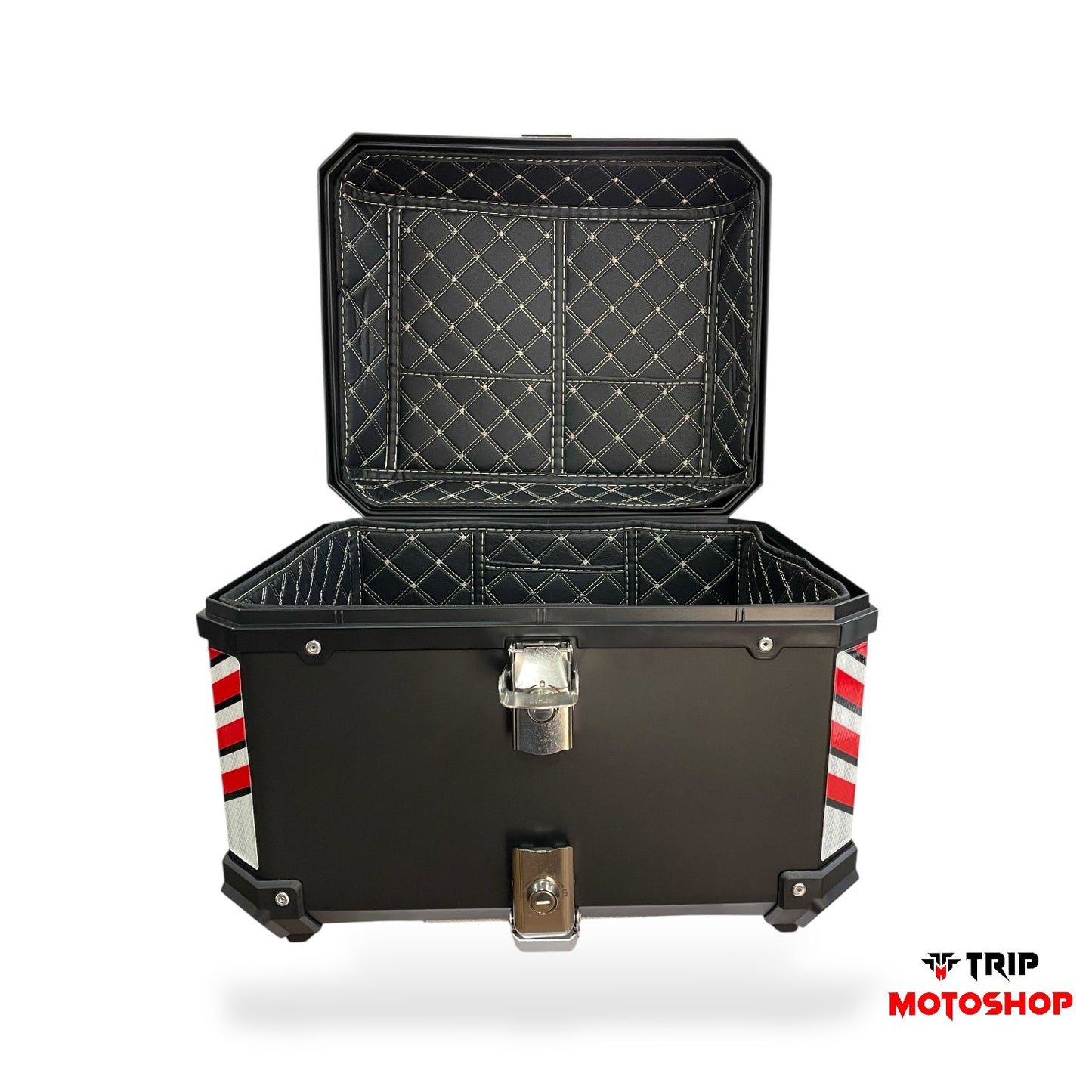 Top case / Baul Plastico 47L base Metalica