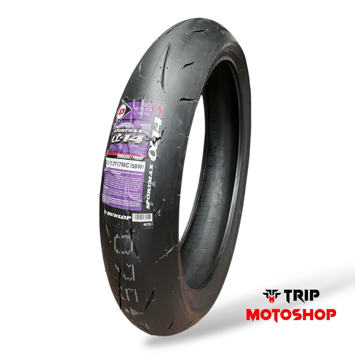 Llanta Dunlop Alpha 14 Sportmax 120/70ZR-17 Delantera TL