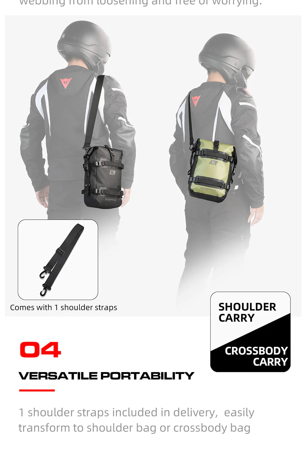 Maleta para Defensa de 6L Rhinowalk MT2206 Crash bar bags