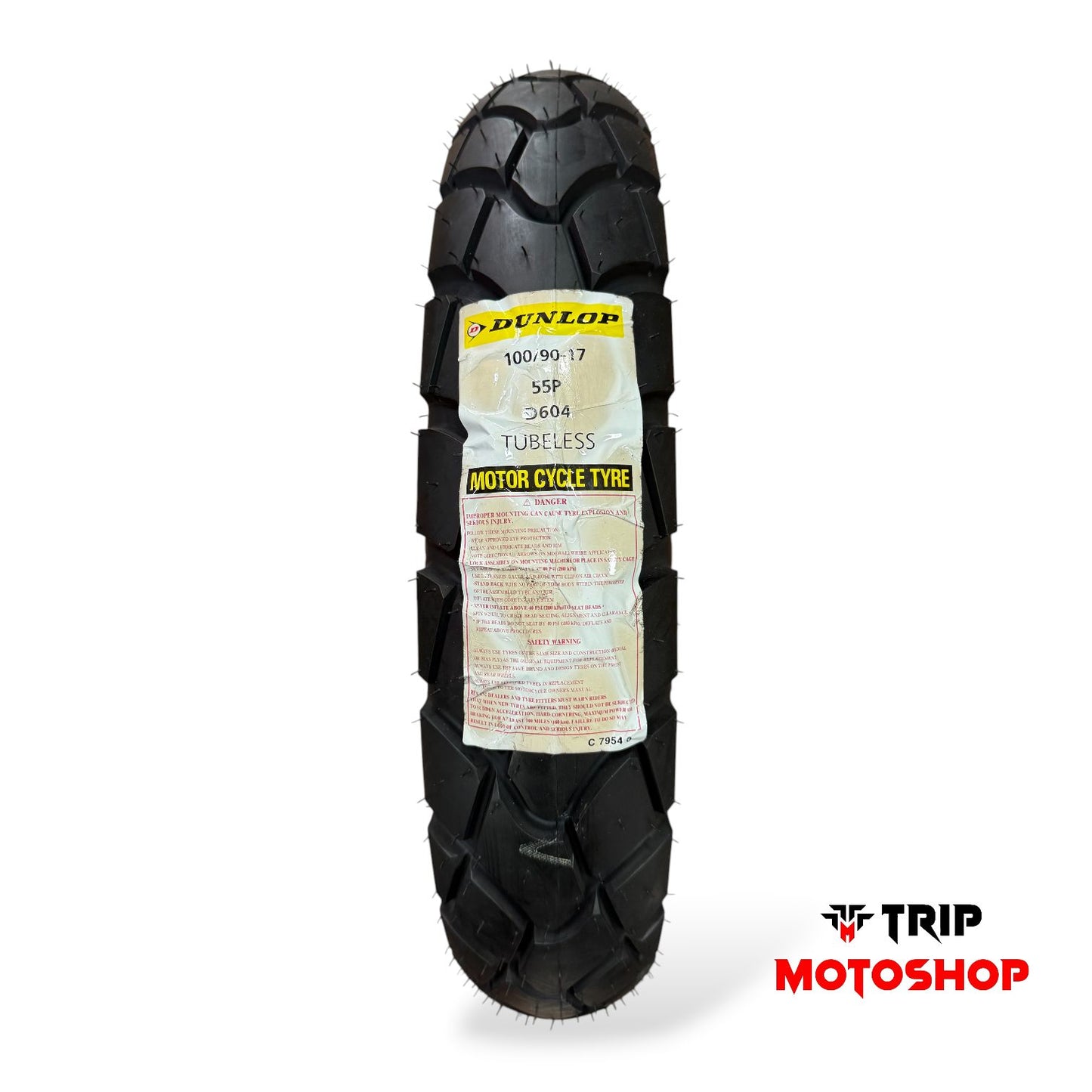 Llanta Dunlop D604 100/90-17
