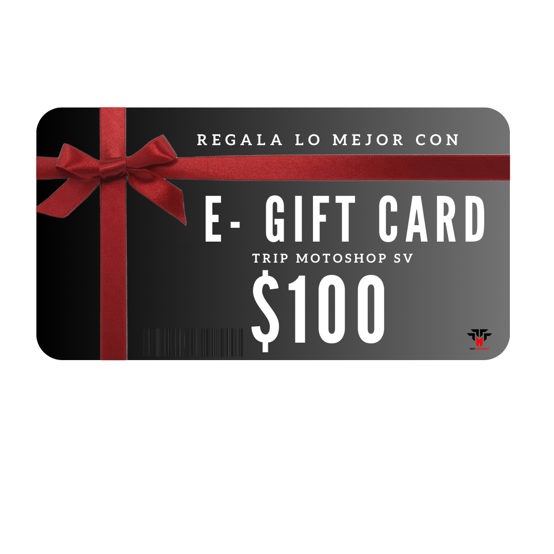 Gift Card Electronica Trip Motoshop
