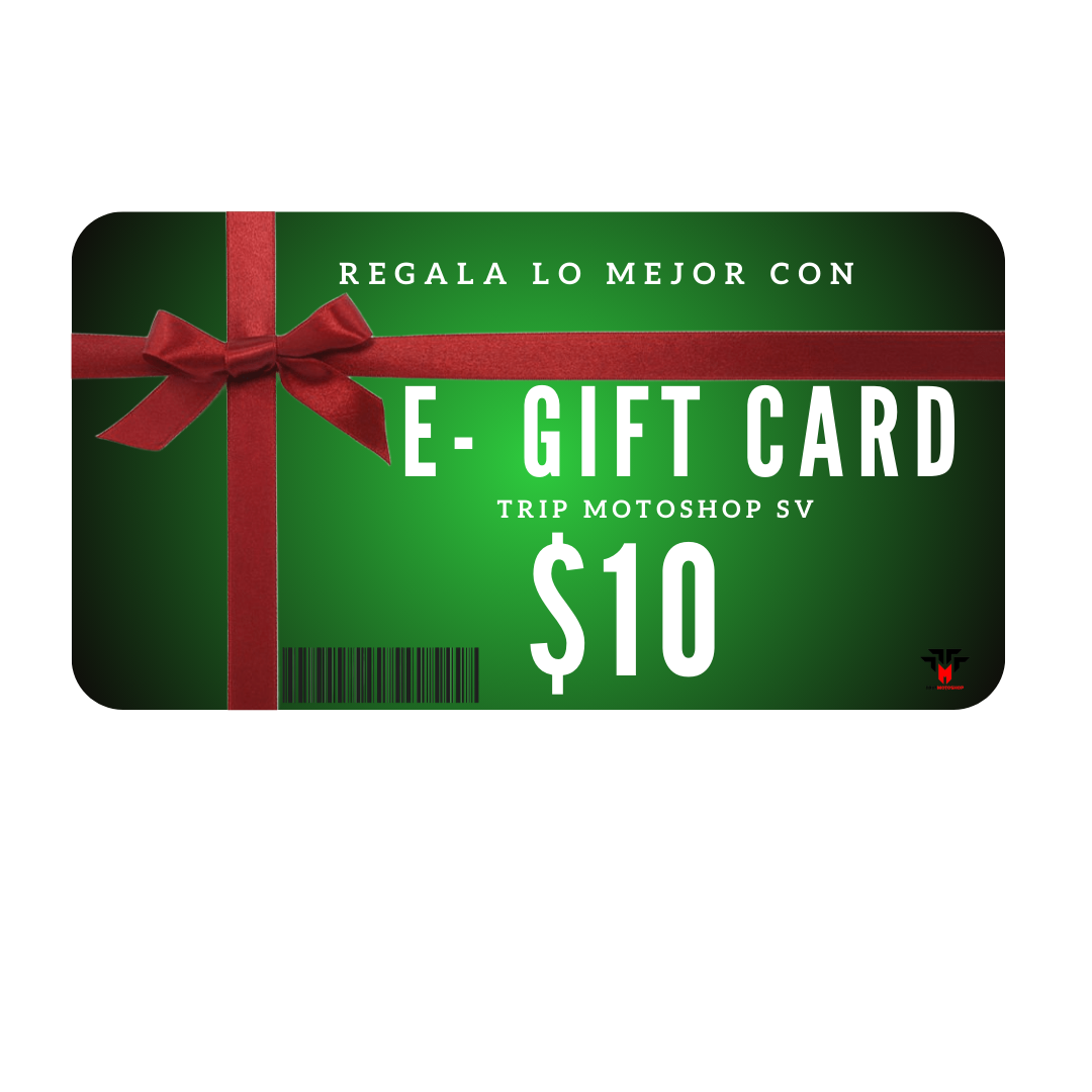 Gift Card Electronica Trip Motoshop