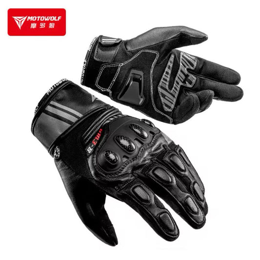 Guantes para motociclista Motowolf GM3