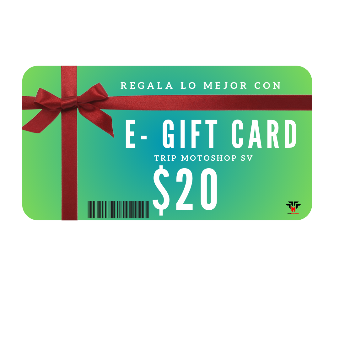 Gift Card Electronica Trip Motoshop