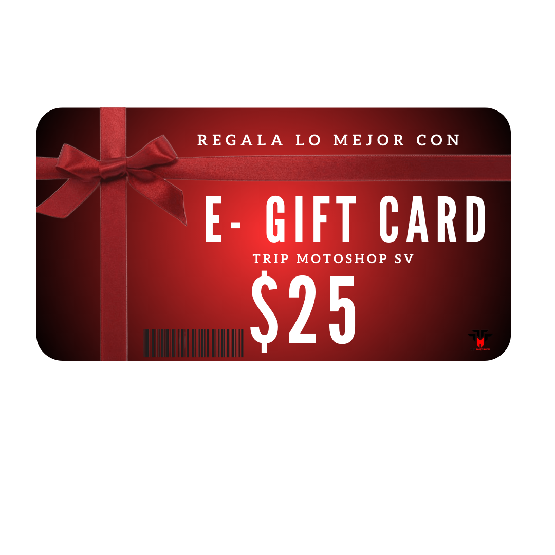 Gift Card Electronica Trip Motoshop