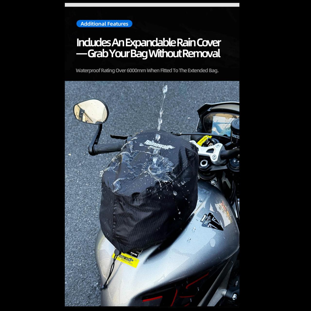 Tank Bag / Maleta de Tanque magnetica Rhinowalk Mechanic series MJX2011