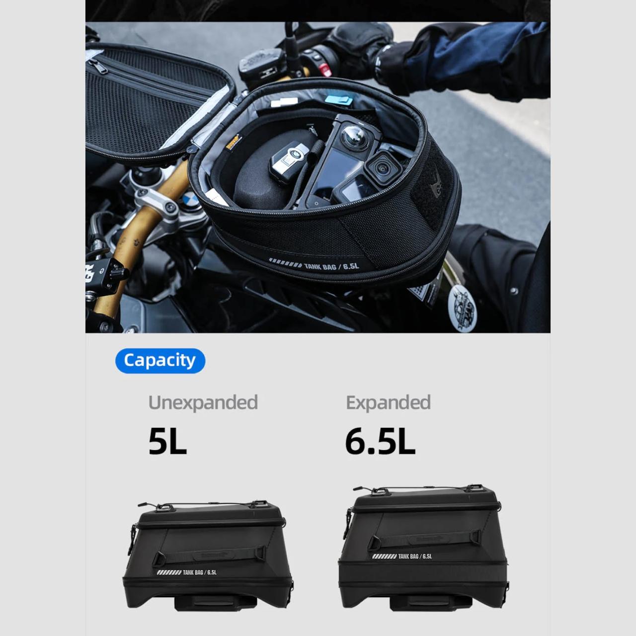 Tank Bag / Maleta de Tanque magnetica Rhinowalk Mechanic series MJX2011