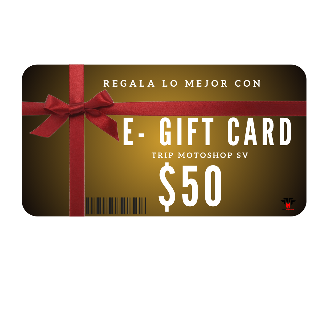 Gift Card Electronica Trip Motoshop