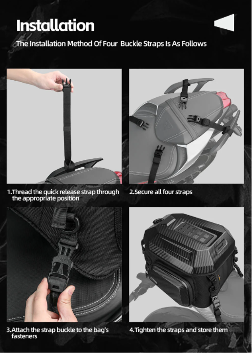 Tail Bag 23L - 35L  Rhinowalk MTF2310