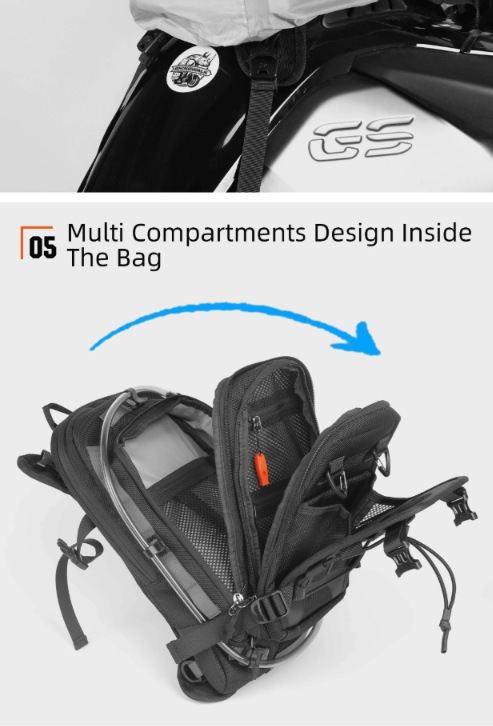 Tank Bag / Maleta de Tanque / Camel Bak 9L Mechanic series Rhinowalk MJX2002
