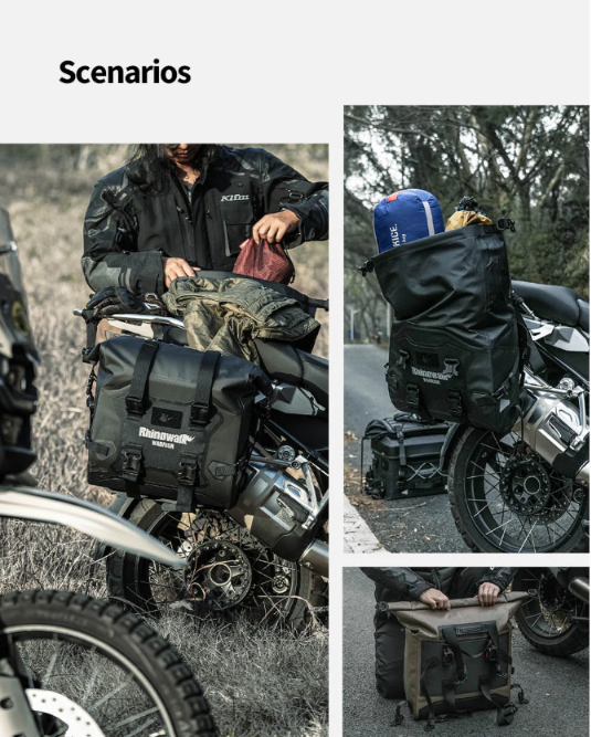 Maletas Laterales 24L Warrior series Rhinowalk MYS2406