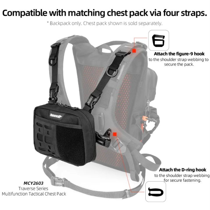 Pechera táctica / chest bag Rhinowalk MCY2603