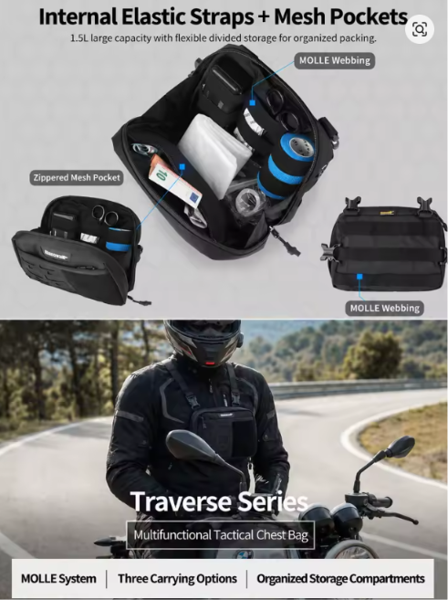 Pechera táctica / chest bag Rhinowalk MCY2603