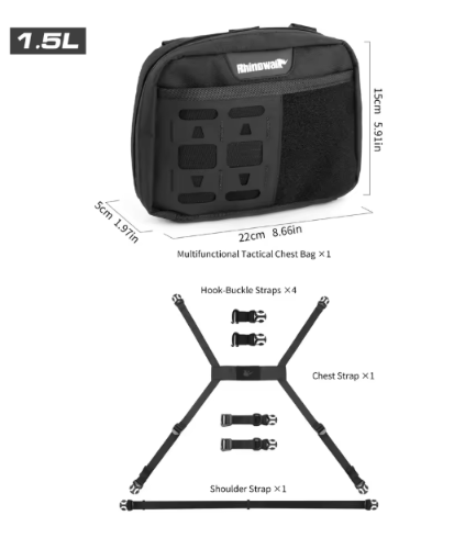 Pechera táctica / chest bag Rhinowalk MCY2603