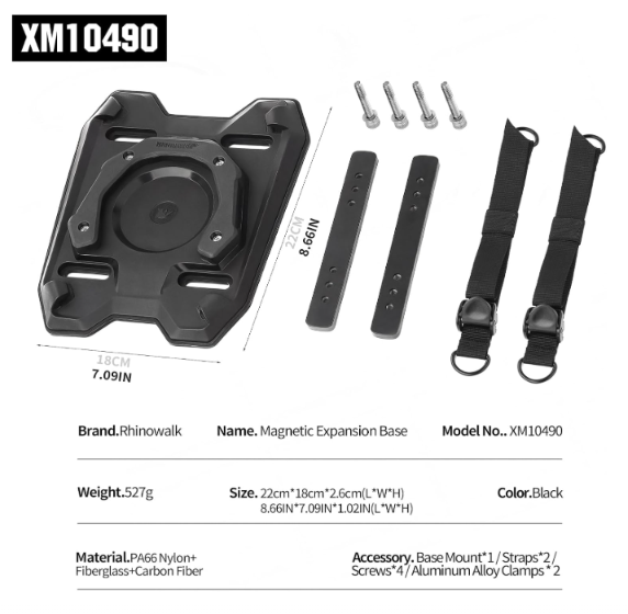 Adaptador de Tank Bag magnetica Rhinowalk XM10490