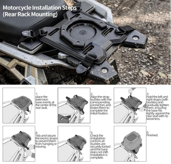 Adaptador de Tank Bag magnetica Rhinowalk XM10490
