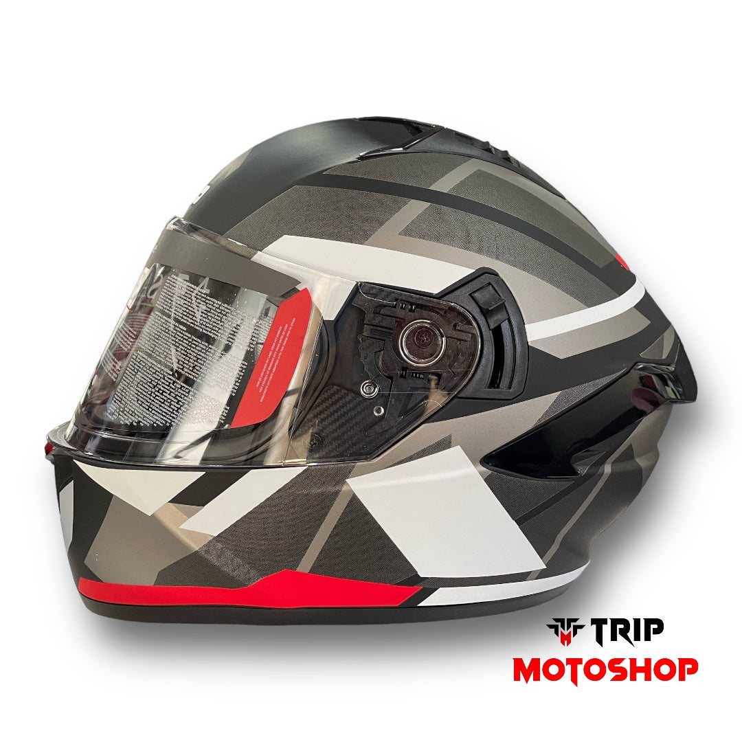 Casco Ipro JH-801 Cross Matt Black Red