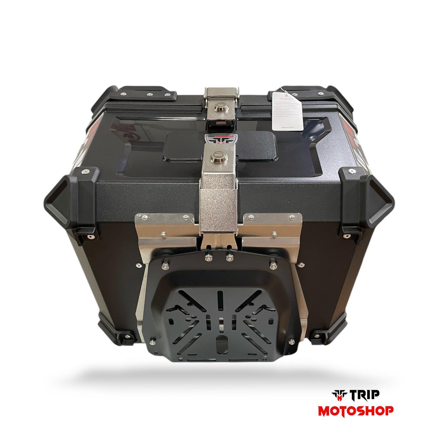 Top Case / Baúl 45 Litros Plastico  Base Metalica Refuerzo de Aluminio