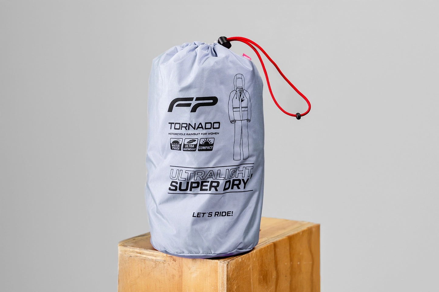 Impermeable Reflectivo Gris Cyclone Mujer