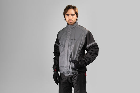 Impermeable Reflectivo Gris Cyclon